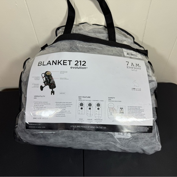 7am enfant blanket 212 evolution polar collection stroller & car Seat footmuff - Picture 2 of 2
